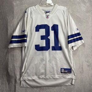 NFL Dallas Cowboys Jersey  Men's size Large Roy Williams #31 Reebok White